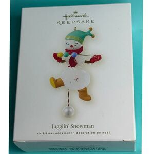 Hallmark Keepsake‎ Jugglin' Snowman Christmas Ornament Holiday Decor Winter